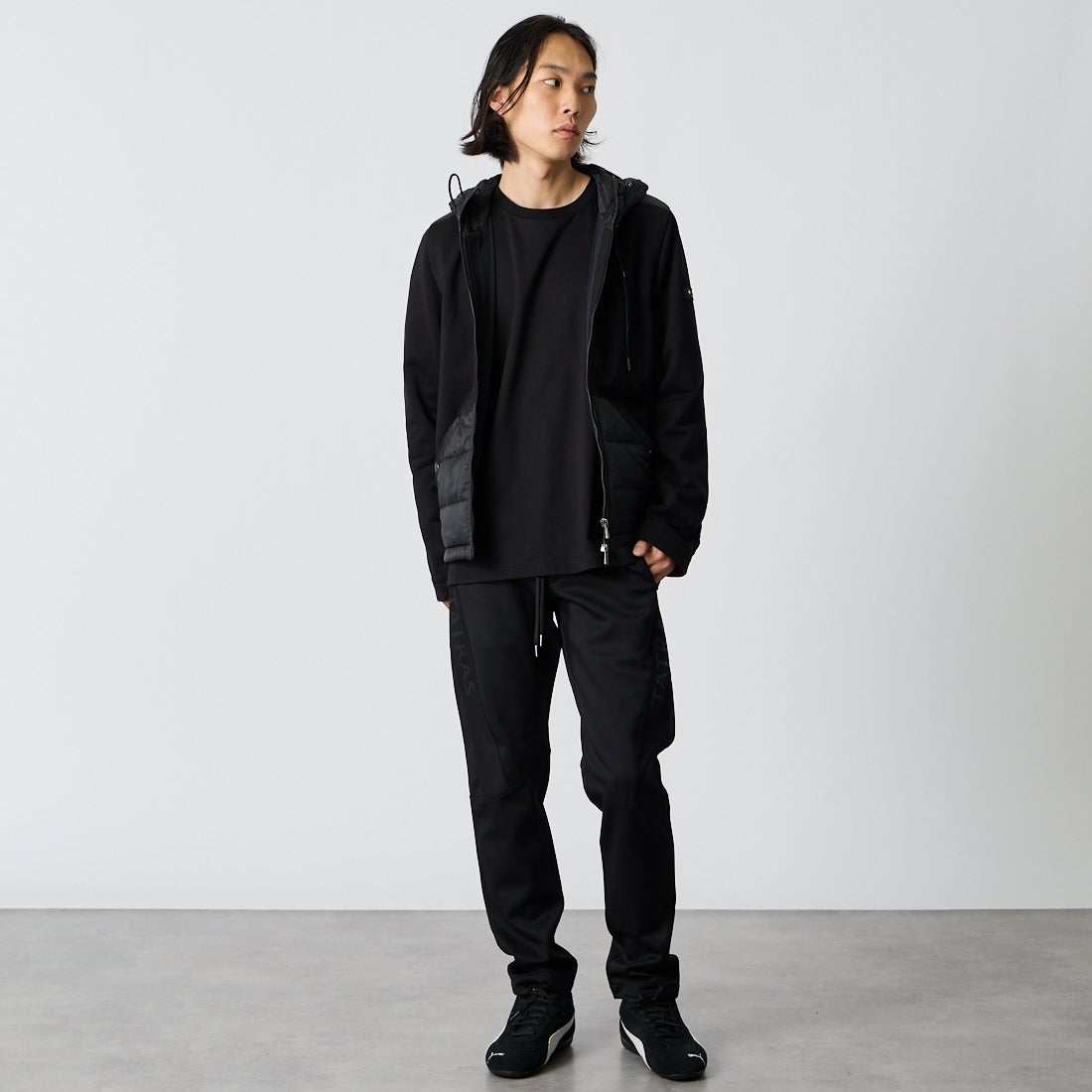 TATRAS [タトラス] DAVAO ダバオ ダウンジャケット [MCKA0542013588] BLACK &&モデル身長：175cm 着用サイズ：2&&