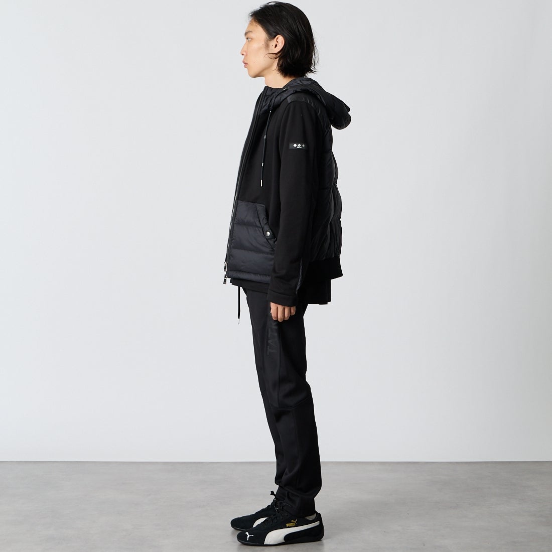 TATRAS [タトラス] DAVAO ダバオ ダウンジャケット [MCKA0542013588] BLACK &&モデル身長：175cm 着用サイズ：2&&