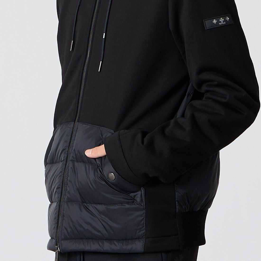 TATRAS [タトラス] DAVAO ダバオ ダウンジャケット [MCKA0542013588] BLACK &&モデル身長：175cm 着用サイズ：2&&