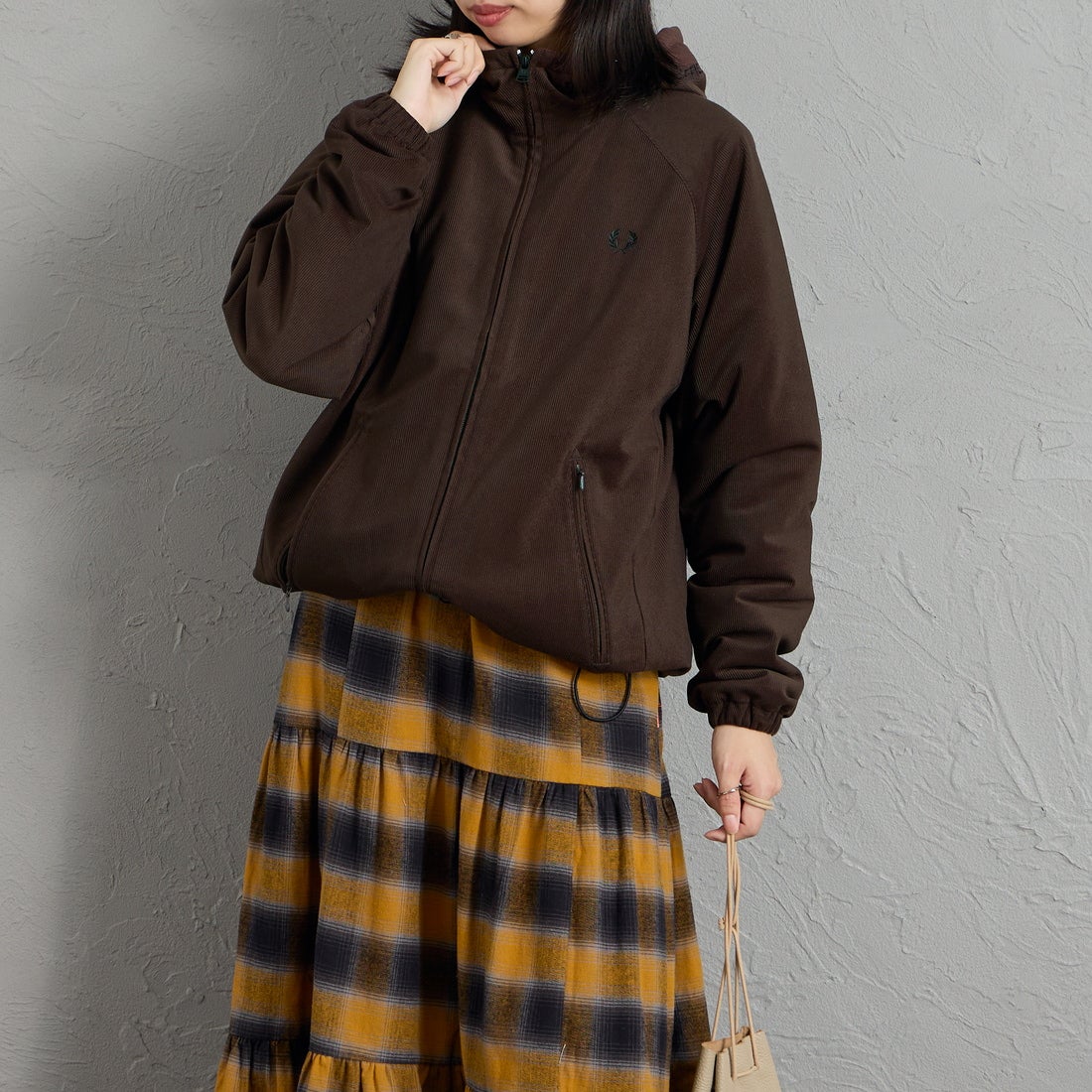 RICH BROWN&&モデル身長：162cm 着用サイズ：S&&