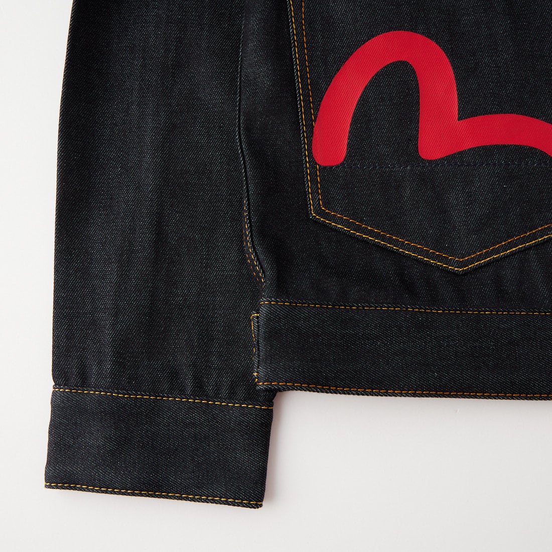 EVISU [エヴィス] カモメプリント マルチポケット デニムジャケット [2EAHTM5JK1235] RAW INDIGO