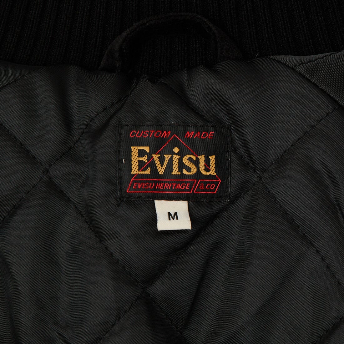 EVISU [エヴィス] 雷神 ライトパデッド スカジャン [2EAEJM6JK6021] BLACK