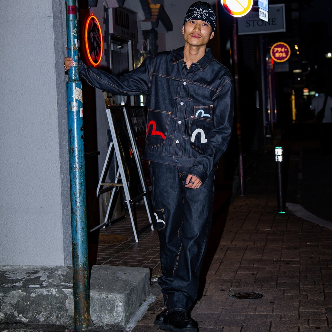 EVISU [エヴィス] マルチポケット ジーンズ [2EAHTM4JE1256] RAW INDIGO