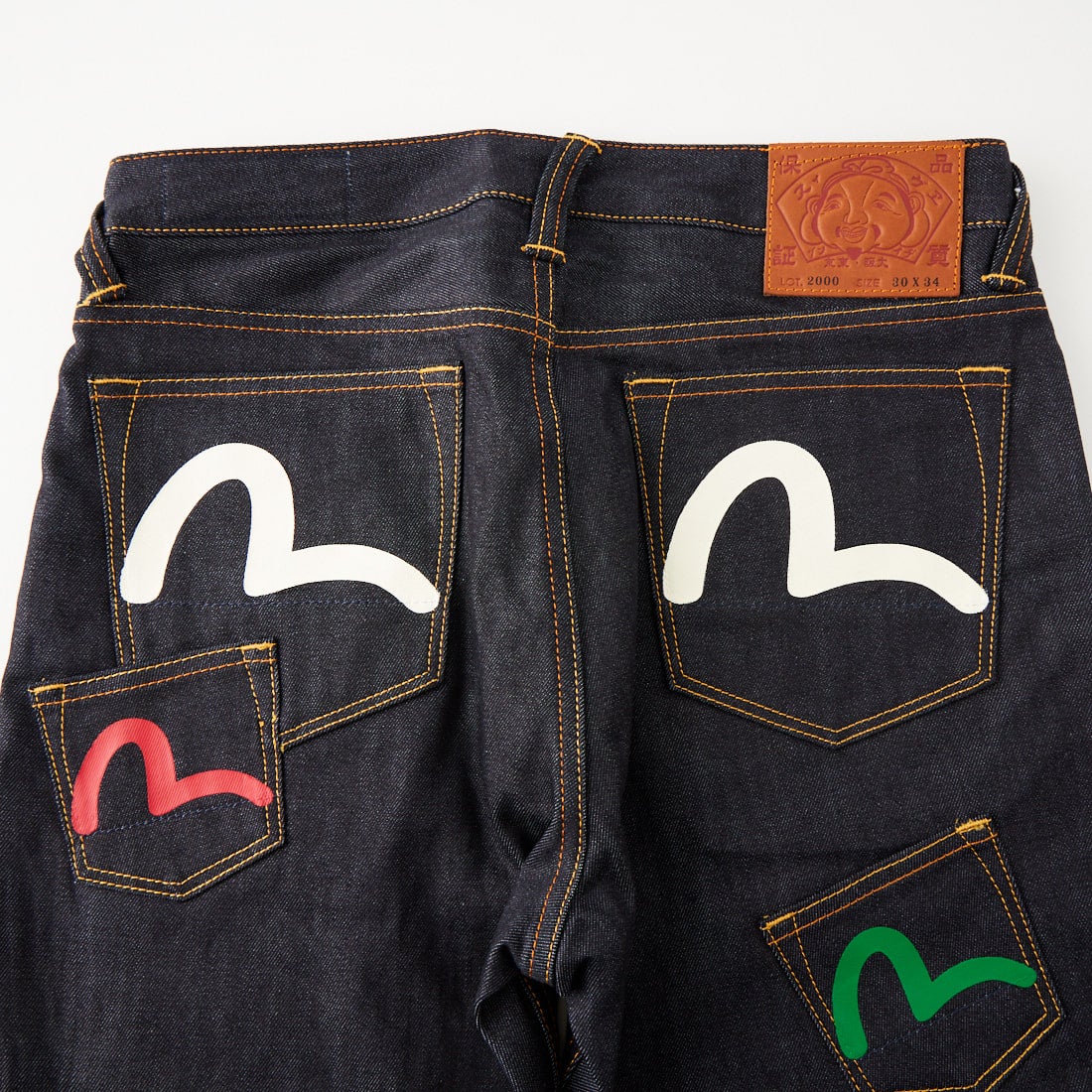 EVISU [エヴィス] マルチポケット ジーンズ [2EAHTM4JE1256] RAW INDIGO