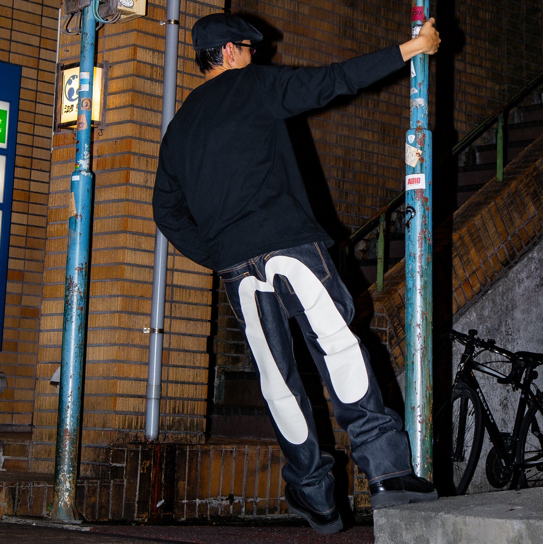 EVISU [エヴィス] ダイコックプリント バギージーンズ [2ESHTM2JE9100] RAW IND/WH