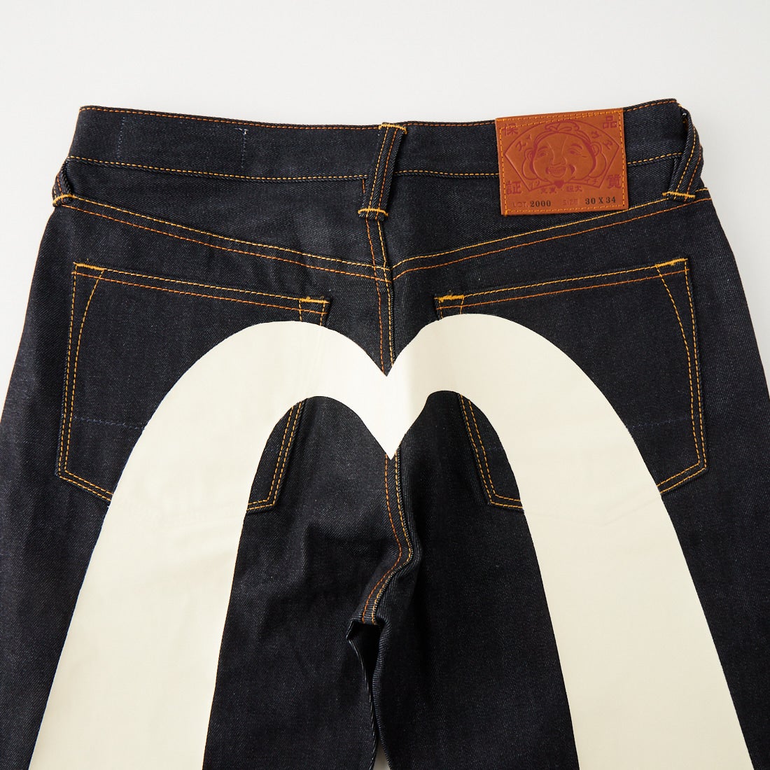 EVISU [エヴィス] ダイコックプリント バギージーンズ [2ESHTM2JE9100] RAW IND/WH