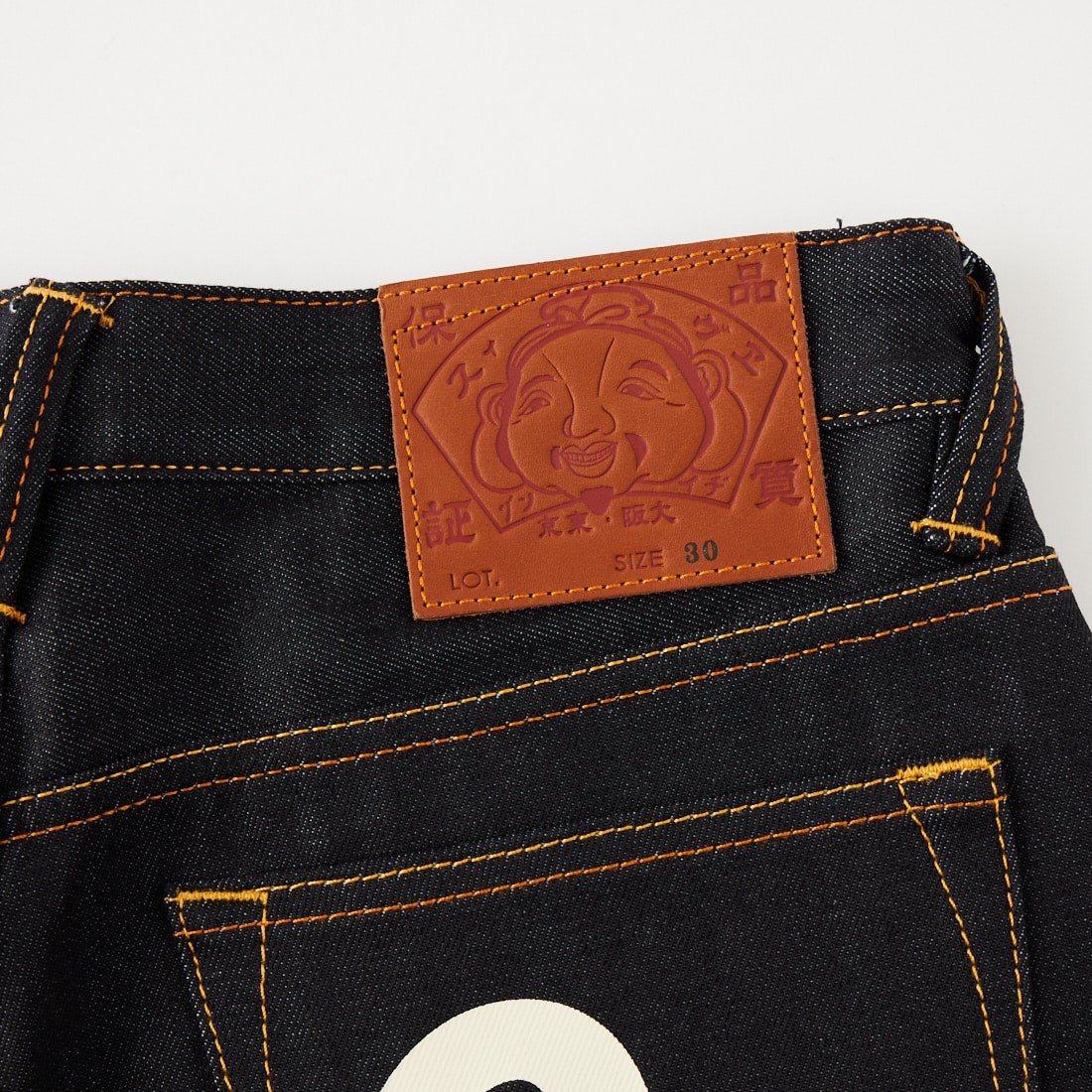 EVISU [エヴィス] カモメプリント マルチポケット デニムショーツ [2EAHTM5DS7031] RAW INDIGO