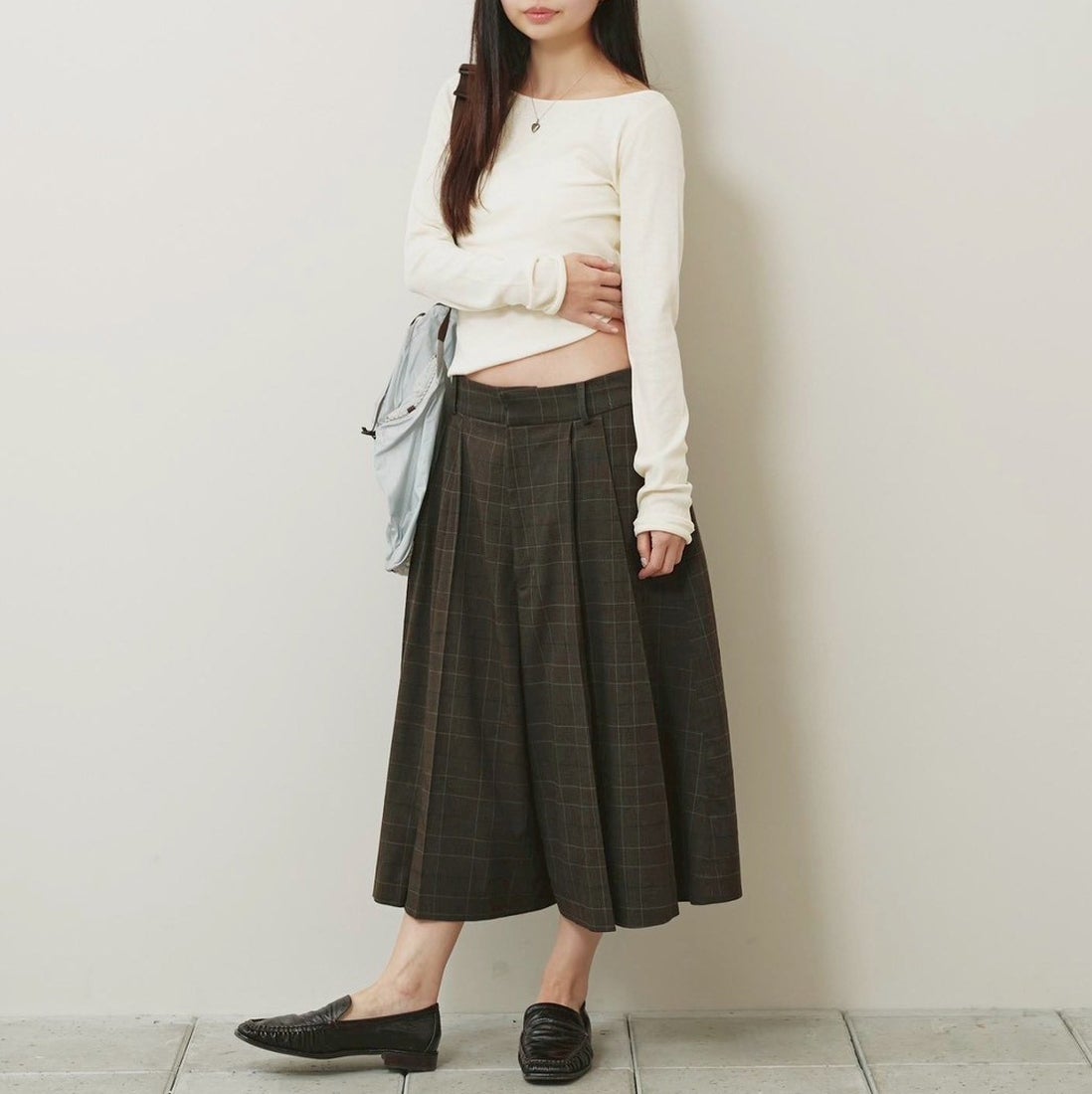 TODAYFUL [トゥデイフル] スクエアトゥギャザーローファー [12521007] D/BRN