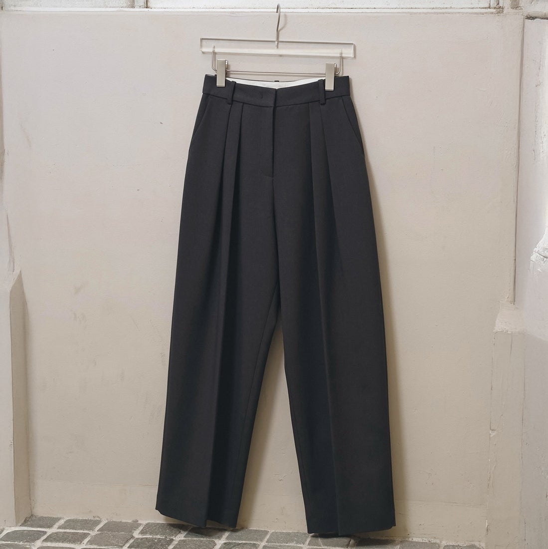 TODAYFUL [トゥデイフル] ボンディングワイドトラウザー [12620702] C/GRY