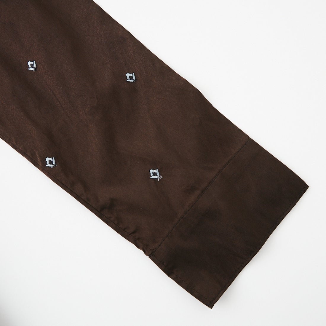 ne Quittez pas [ヌキテパ] ポリデュピオン 小花柄刺繍シャツドレス [010462QK1] 25 BROWN