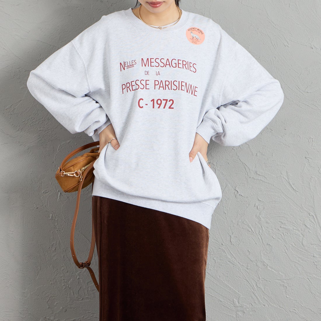 ASH&&モデル身長：162cm 着用サイズ：XL&&