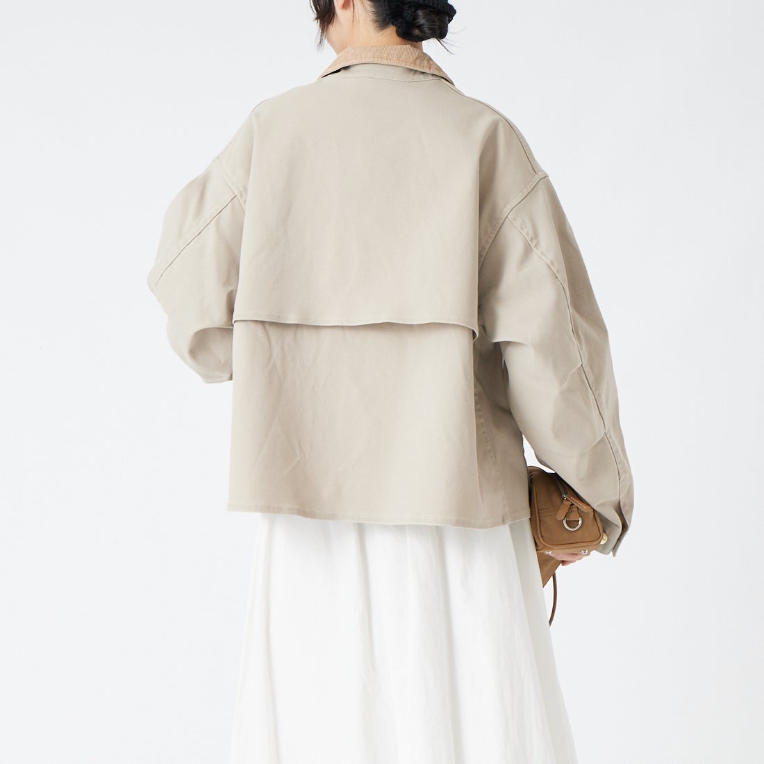 L.L.BEAN [エルエルビーン] ビーンズ プロスペクトハーバー フィールドコート [6475-5149] 09 NATURAL &&モデル身長：162cm 着用サイズ：M&&