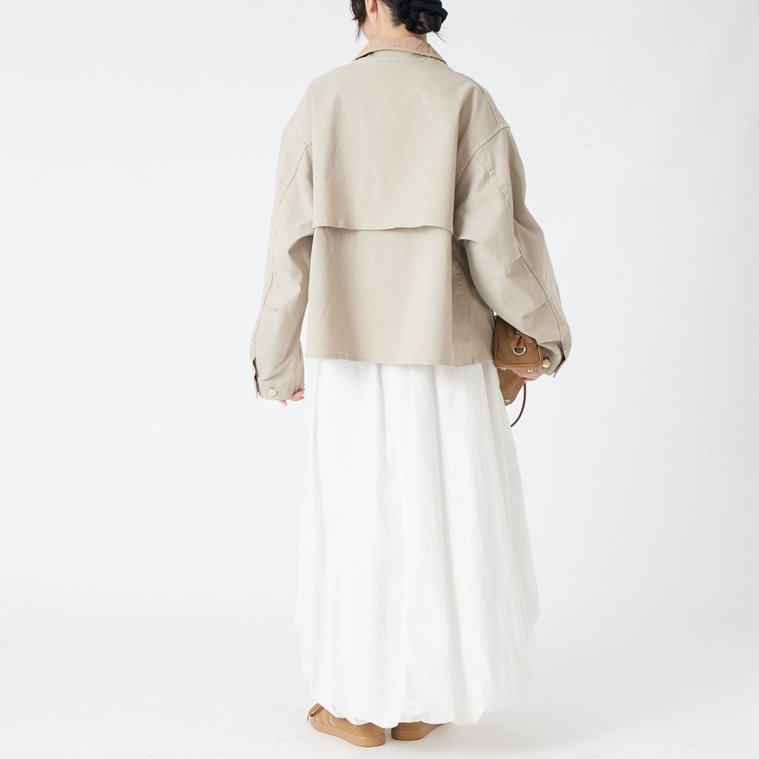 L.L.BEAN [エルエルビーン] ビーンズ プロスペクトハーバー フィールドコート [6475-5149] 09 NATURAL &&モデル身長：162cm 着用サイズ：M&&