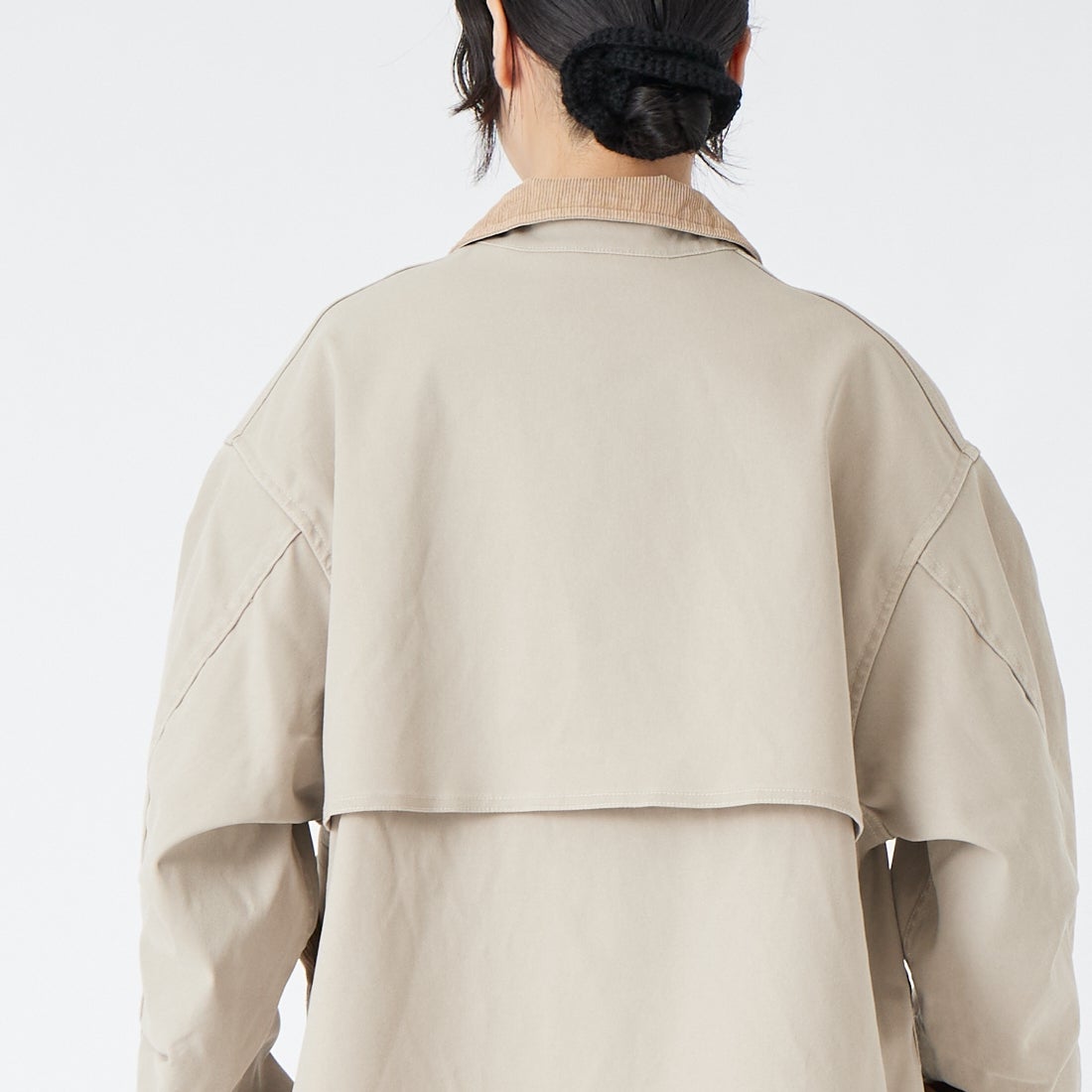 L.L.BEAN [エルエルビーン] ビーンズ プロスペクトハーバー フィールドコート [6475-5149] 09 NATURAL &&モデル身長：162cm 着用サイズ：M&&