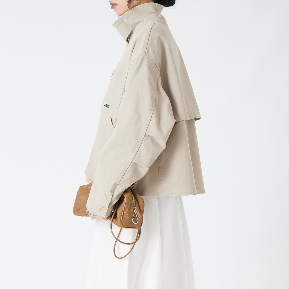 L.L.BEAN [エルエルビーン] ビーンズ プロスペクトハーバー フィールドコート [6475-5149] 09 NATURAL &&モデル身長：162cm 着用サイズ：M&&