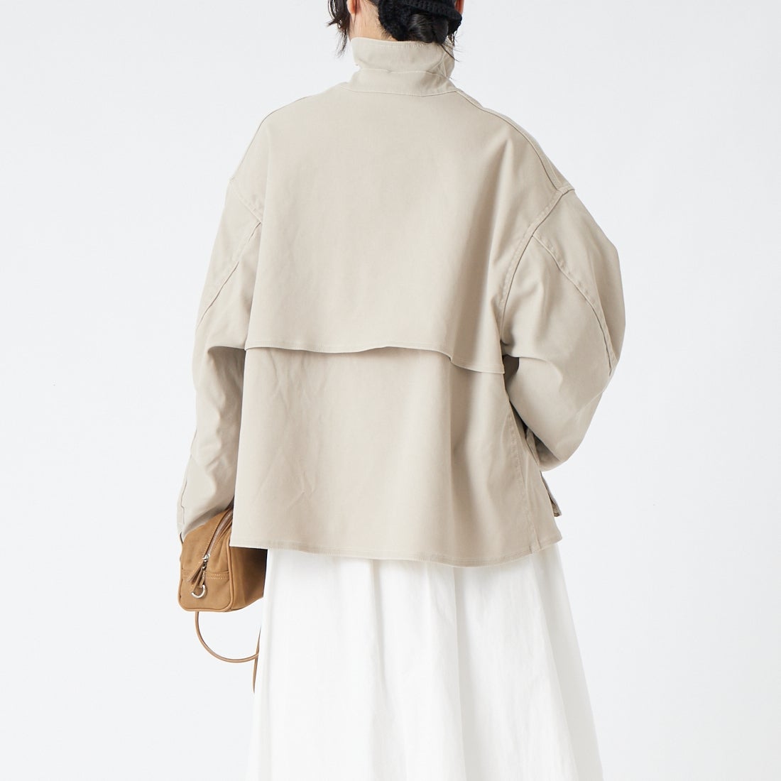 L.L.BEAN [エルエルビーン] ビーンズ プロスペクトハーバー フィールドコート [6475-5149] 09 NATURAL &&モデル身長：162cm 着用サイズ：M&&