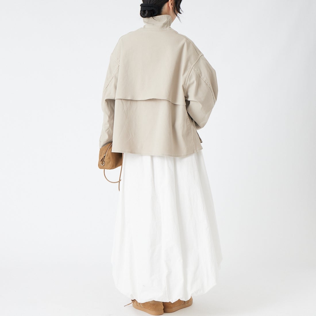 L.L.BEAN [エルエルビーン] ビーンズ プロスペクトハーバー フィールドコート [6475-5149] 09 NATURAL &&モデル身長：162cm 着用サイズ：M&&