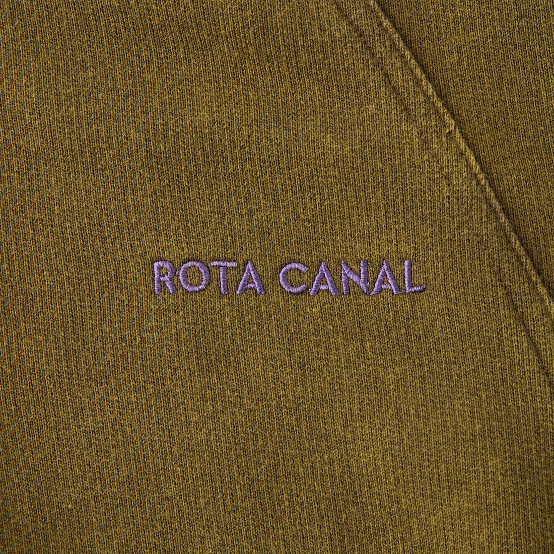 ROTA CANAL [ロタ カナル] パウダードハーフジップスウェット [3205-262010] KHAKI