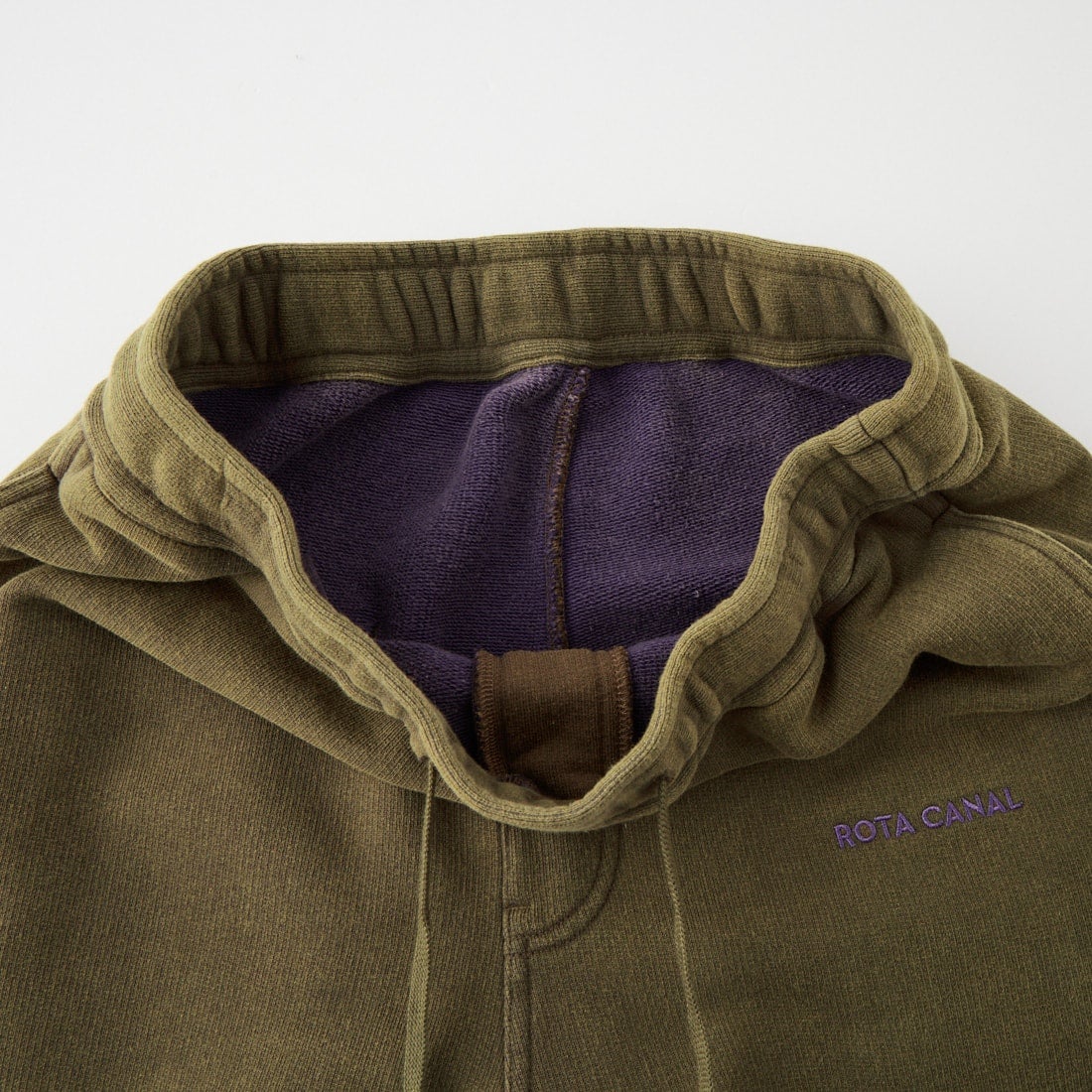 ROTA CANAL [ロタ カナル] パウダードスウェットパンツ [3305-262011] KHAKI