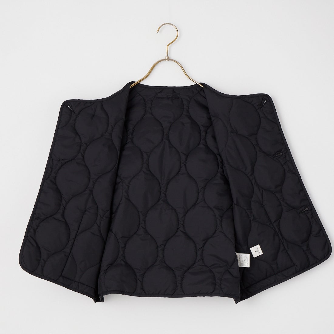 blurhms ROOTSTOCK [ブラームス ルーツストック] ナイロンキルティング A.B.Lベスト [BROOTS26F9] 02 BLACK
