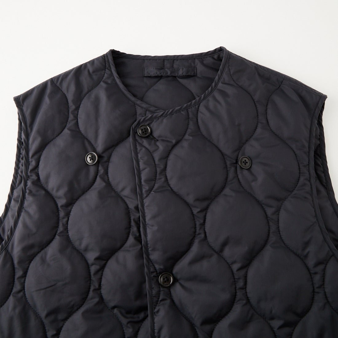 blurhms ROOTSTOCK [ブラームス ルーツストック] ナイロンキルティング A.B.Lベスト [BROOTS26F9] 02 BLACK