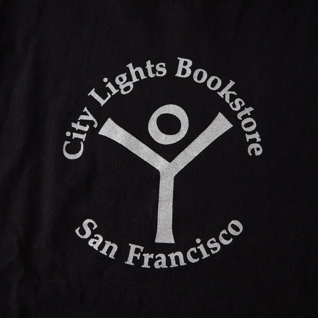 City Lights Bookstore [シティライツ ブックストア] ロゴプリントロングスリーブTシャツ [CLBS-LST01] LOGO/BLACK