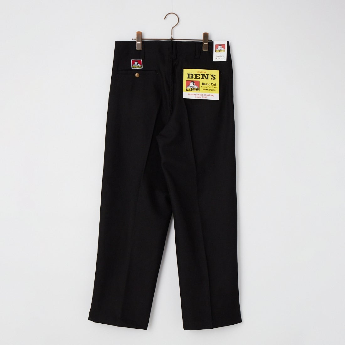 BEN DAVIS [ベンデイビス] 別注 BEN ワーカーズパンツ [1230-23180907-JF] 01 BLACK