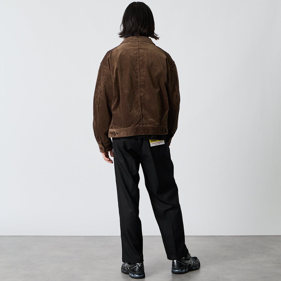 BEN DAVIS [ベンデイビス] 別注 BEN ワーカーズパンツ [1230-23180907-JF] 01 BLACK &&モデル身長：175cm 着用サイズ：M&&