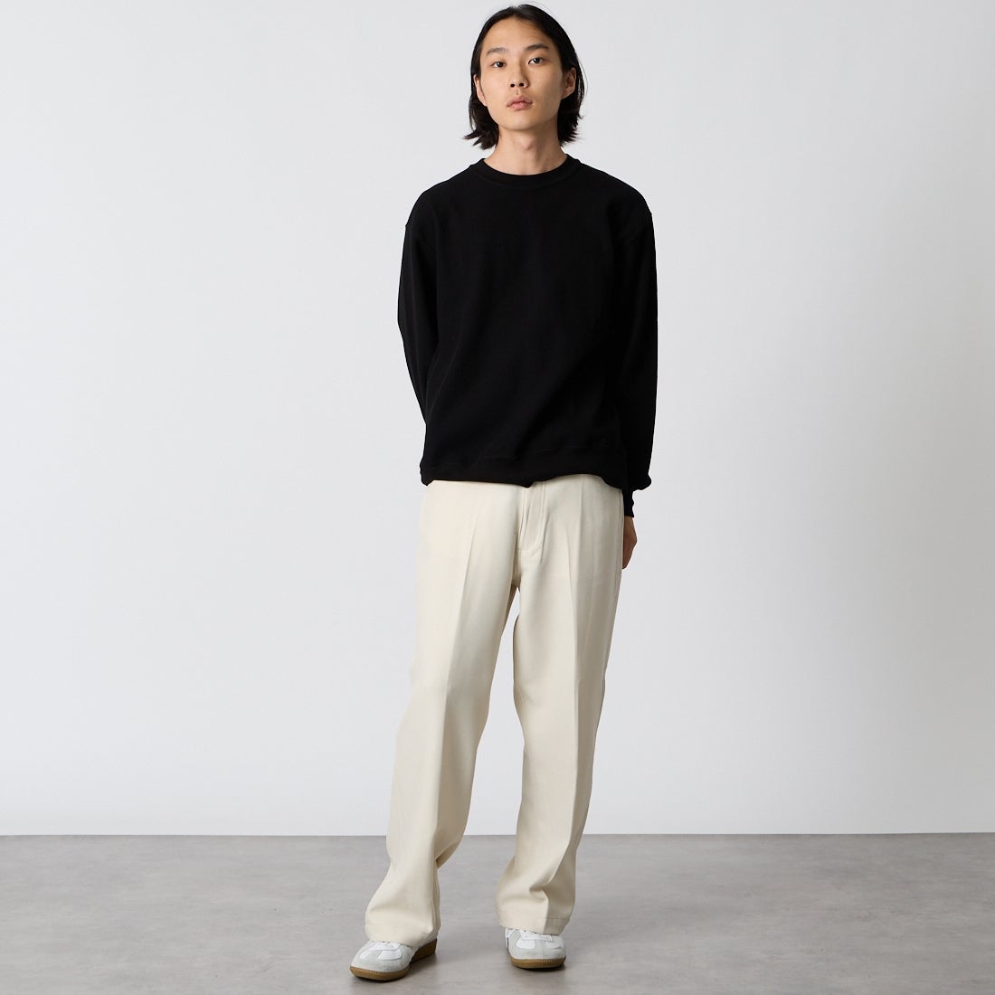BEN DAVIS [ベンデイビス] 別注 BEN ワーカーズパンツ [1230-23180907-JF]06 OFF &&モデル身長：175cm 着用サイズ：M&&