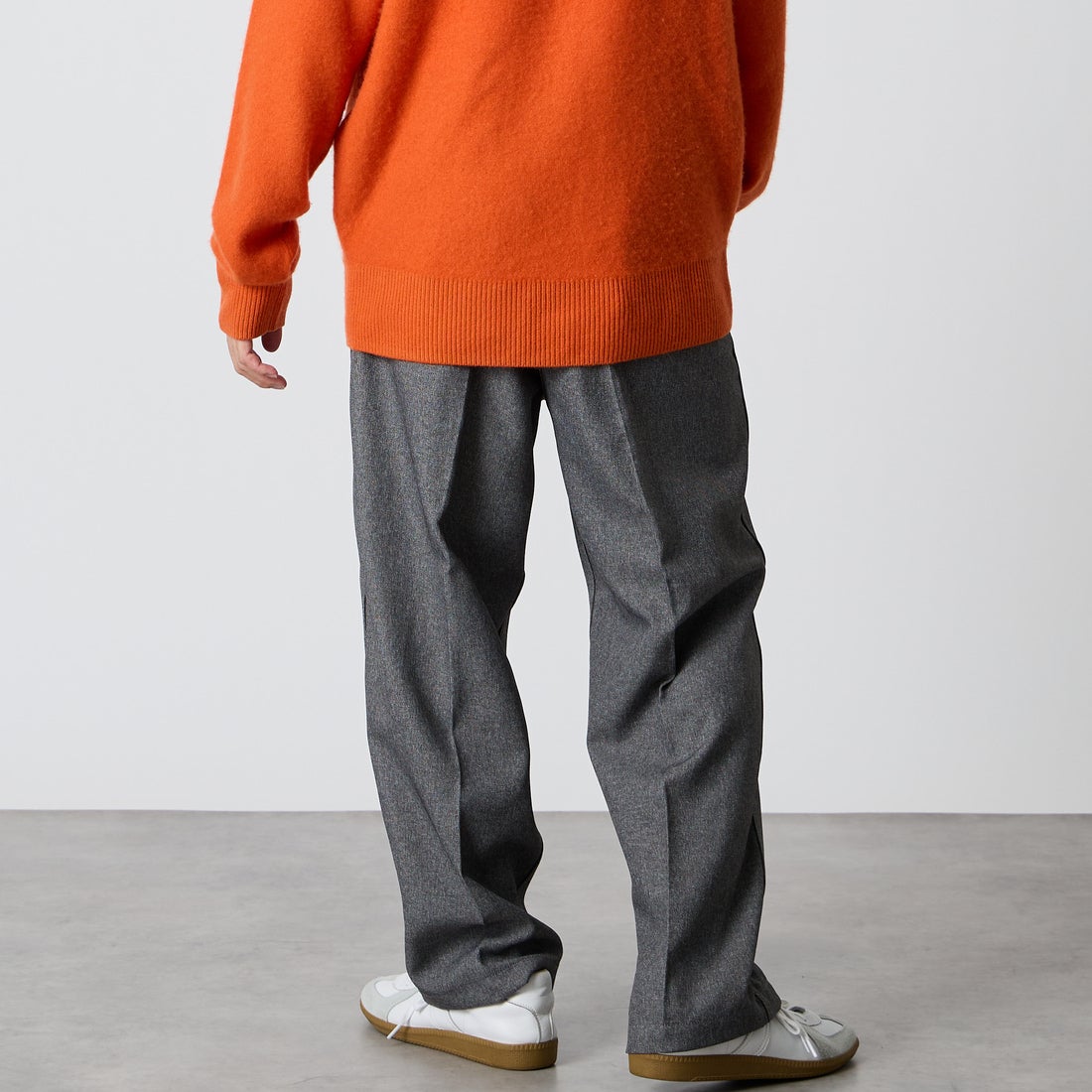 BEN DAVIS [ベンデイビス] 別注 BEN ワーカーズパンツ [1230-23180907-JF] 04 GRAY &&モデル身長：168cm 着用サイズ：M&&