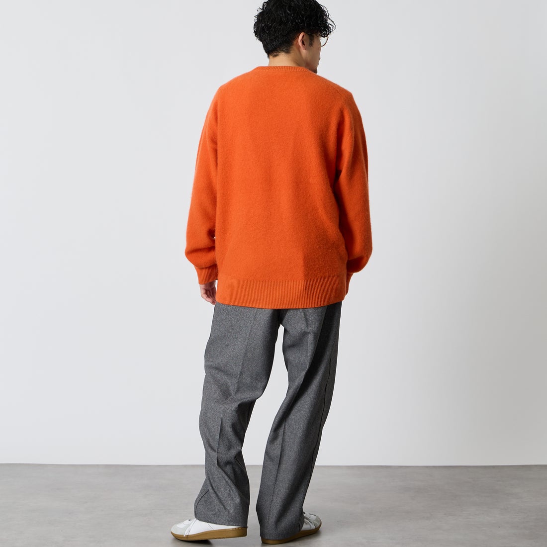 BEN DAVIS [ベンデイビス] 別注 BEN ワーカーズパンツ [1230-23180907-JF] 04 GRAY &&モデル身長：168cm 着用サイズ：M&&