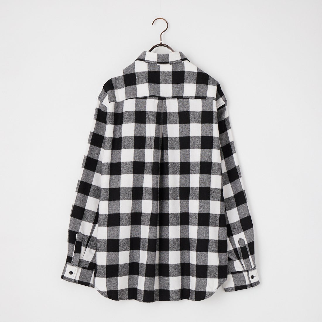 PENNEYS [ぺニーズ] 別注 ブロックチェックレギュラーカラーシャツ [TC26F001-JF] WHITE