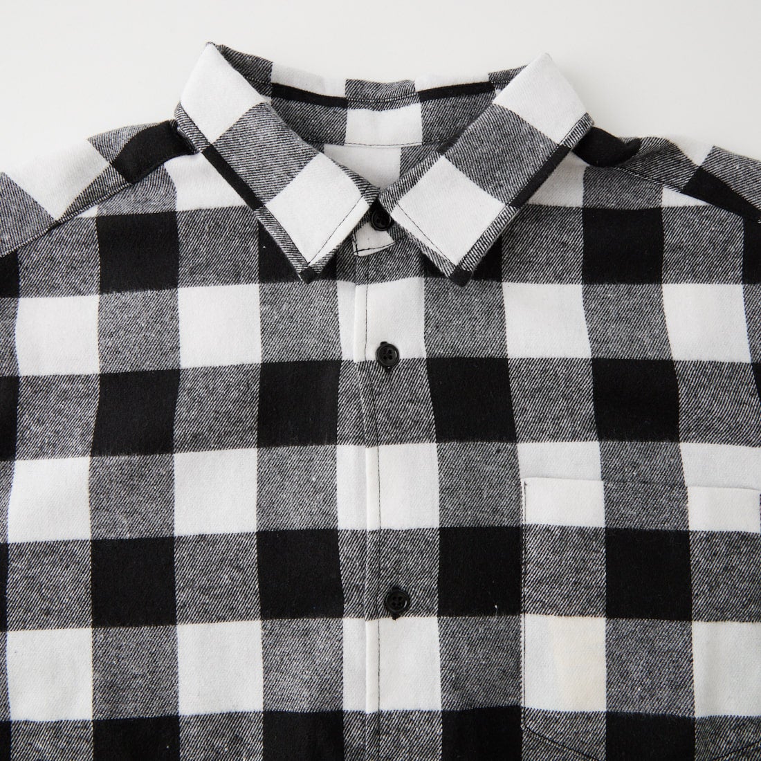 PENNEYS [ぺニーズ] 別注 ブロックチェックレギュラーカラーシャツ [TC26F001-JF] WHITE