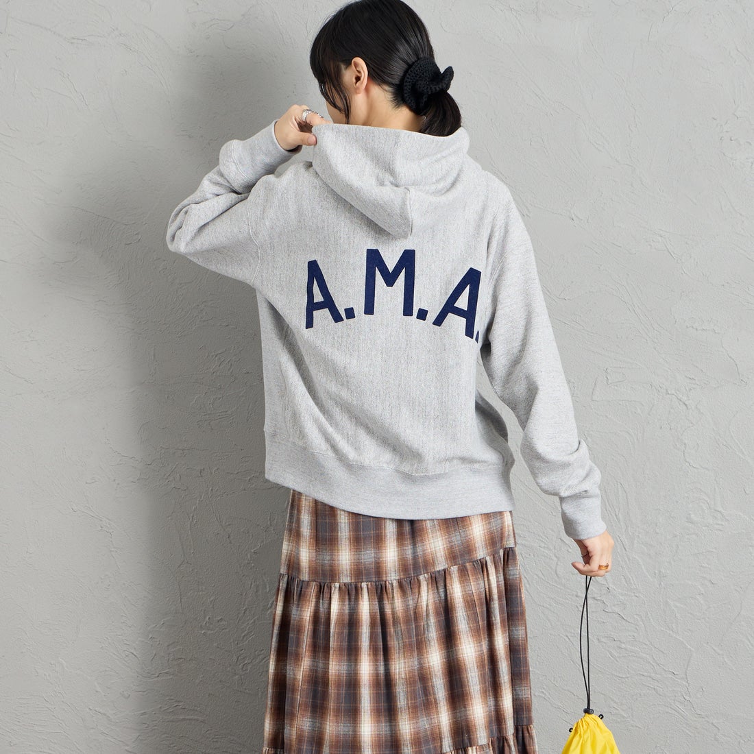 Americana [アメリカーナ] フロッキーバックプリント スウェット