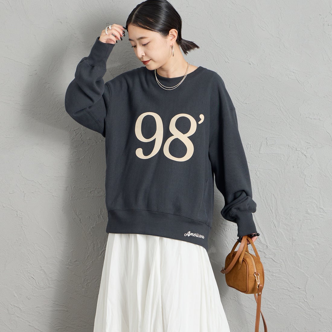 ｽﾐｸﾛ&&モデル身長：150cm 着用サイズ：ONE SIZE&&