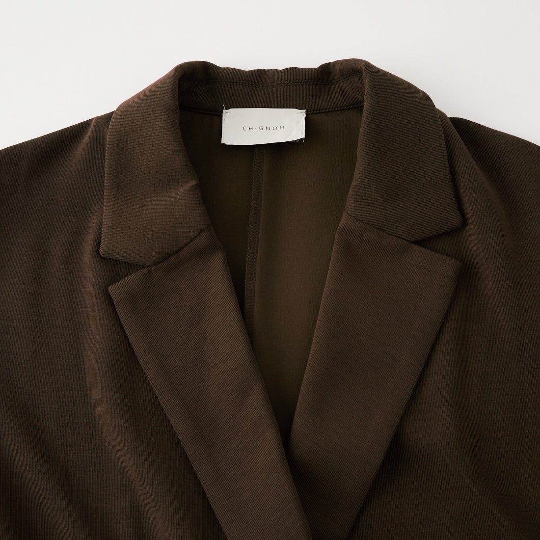 CHIGNON [シニヨン] ソフトリブロングライトジャケット [4564-143GL] BROWN