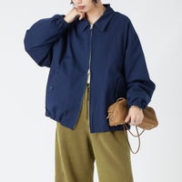 240 NAVY&&モデル身長：162cm 着用サイズ：S&&