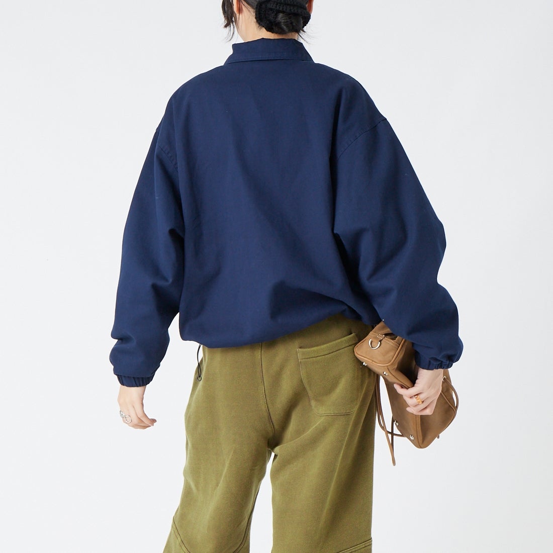 VALTA [ヴァルタ] 別注 ドリズラージャケット [VA26AW3044-JF] 240 NAVY &&モデル身長：162cm 着用サイズ：S&&