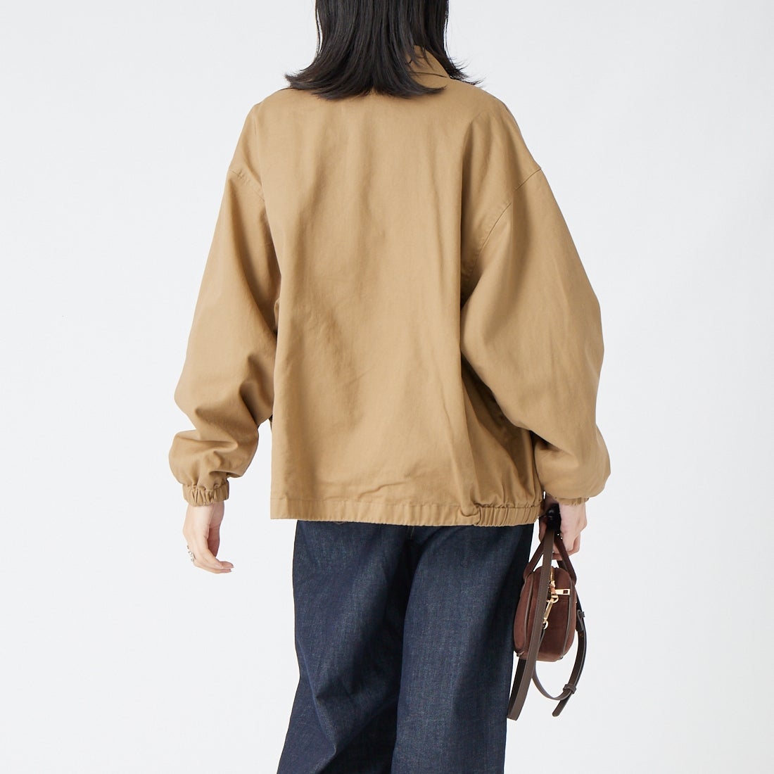 VALTA [ヴァルタ] 別注 ドリズラージャケット [VA26AW3044-JF] 510 BEIGE &&モデル身長：162cm 着用サイズ：S&&