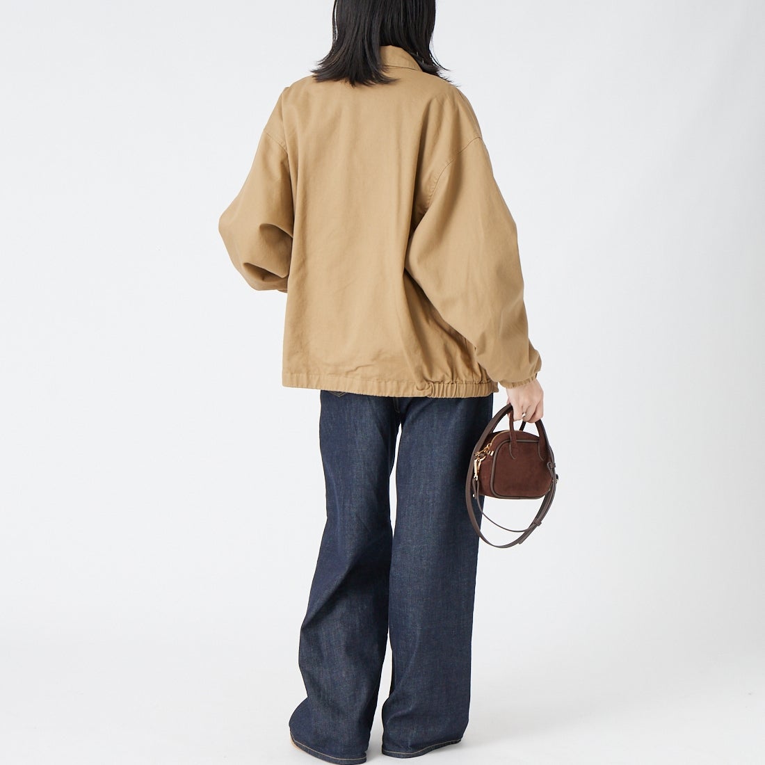 VALTA [ヴァルタ] 別注 ドリズラージャケット [VA26AW3044-JF] 510 BEIGE &&モデル身長：162cm 着用サイズ：S&&