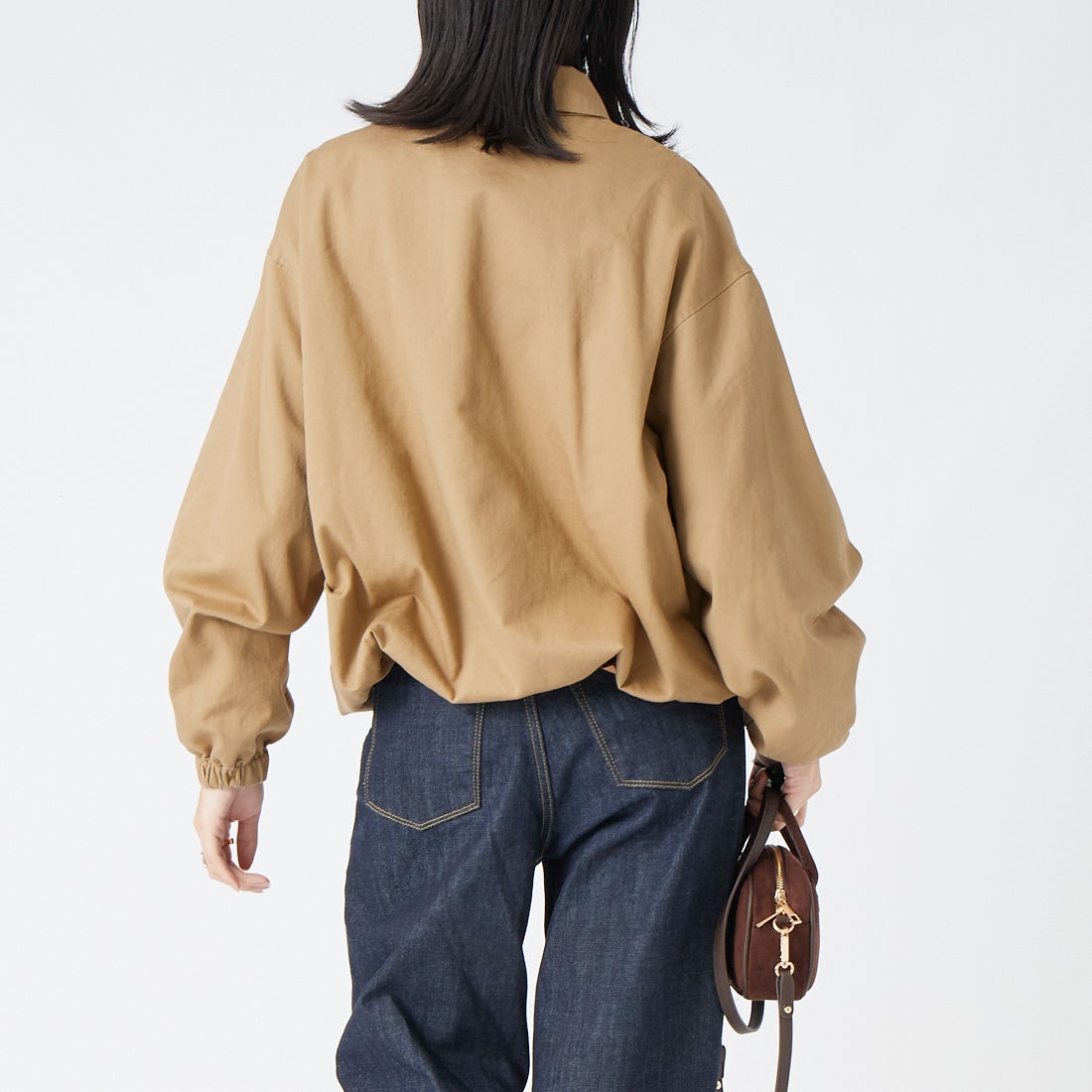 VALTA [ヴァルタ] 別注 ドリズラージャケット [VA26AW3044-JF] 510 BEIGE &&モデル身長：162cm 着用サイズ：S&&