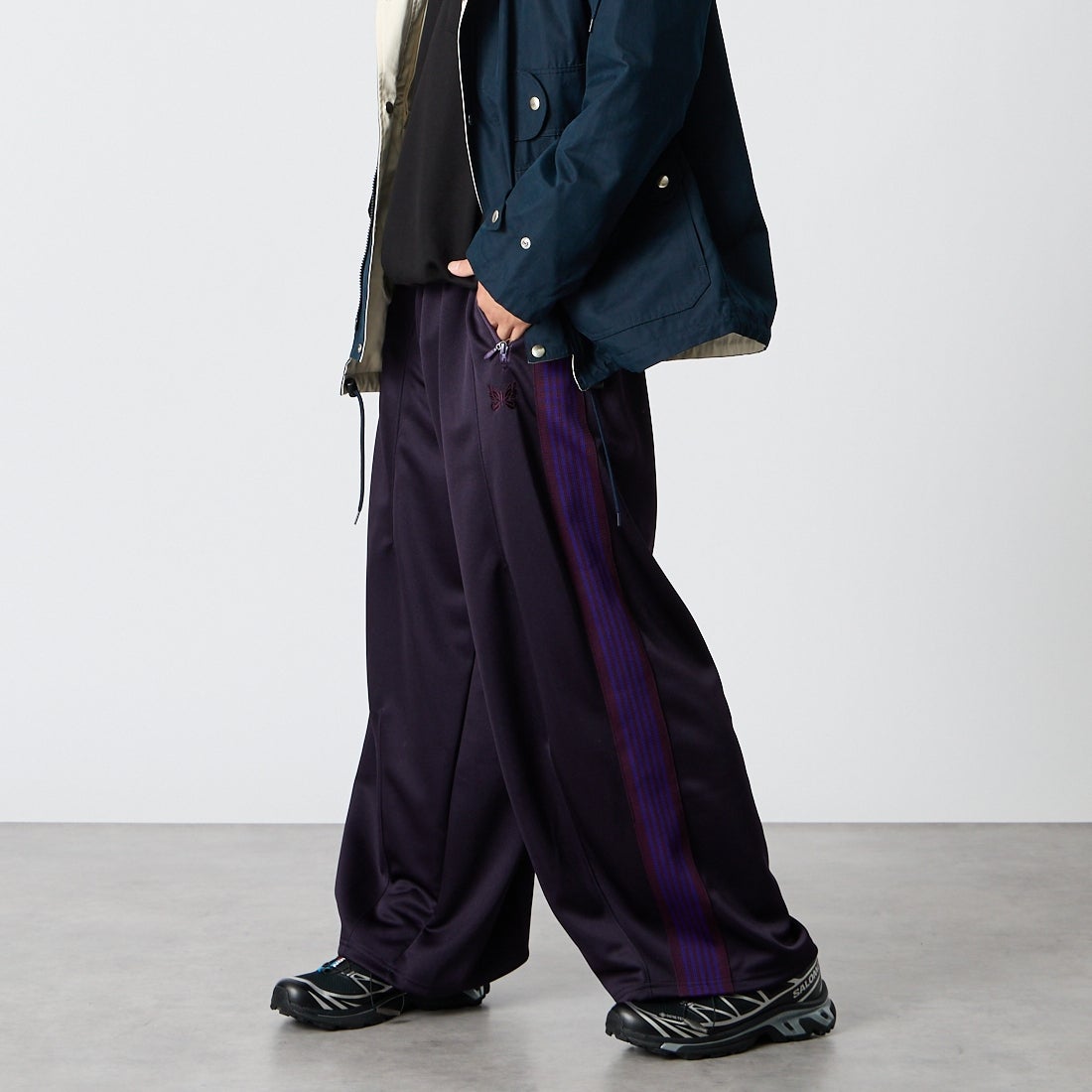 B PURPLE&&モデル身長：175cm 着用サイズ：XS&&