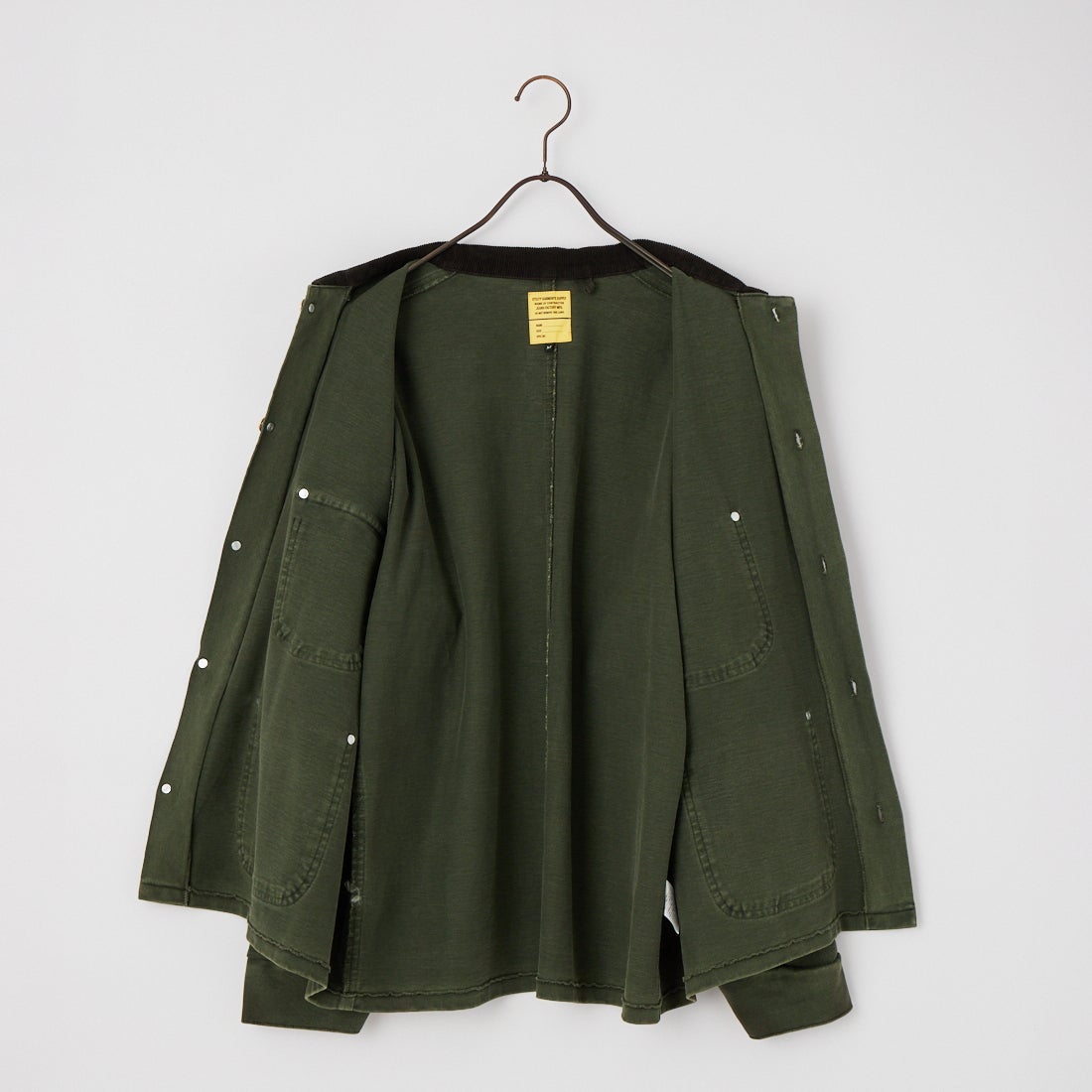 Jeans Factory Clothes [ジーンズファクトリークローズ] スウェットチョアコート [2623-428IN] MOSS