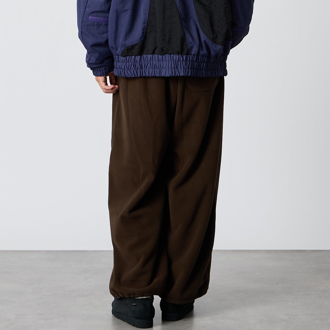 South2West8 [サウスツーウエストエイト] ストリングスラックパンツ [TY832] B BROWN &&モデル身長：175cm 着用サイズ：S&&