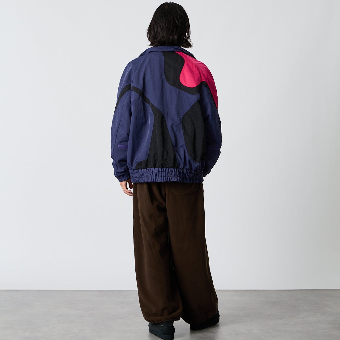 South2West8 [サウスツーウエストエイト] ストリングスラックパンツ [TY832] B BROWN &&モデル身長：175cm 着用サイズ：S&&