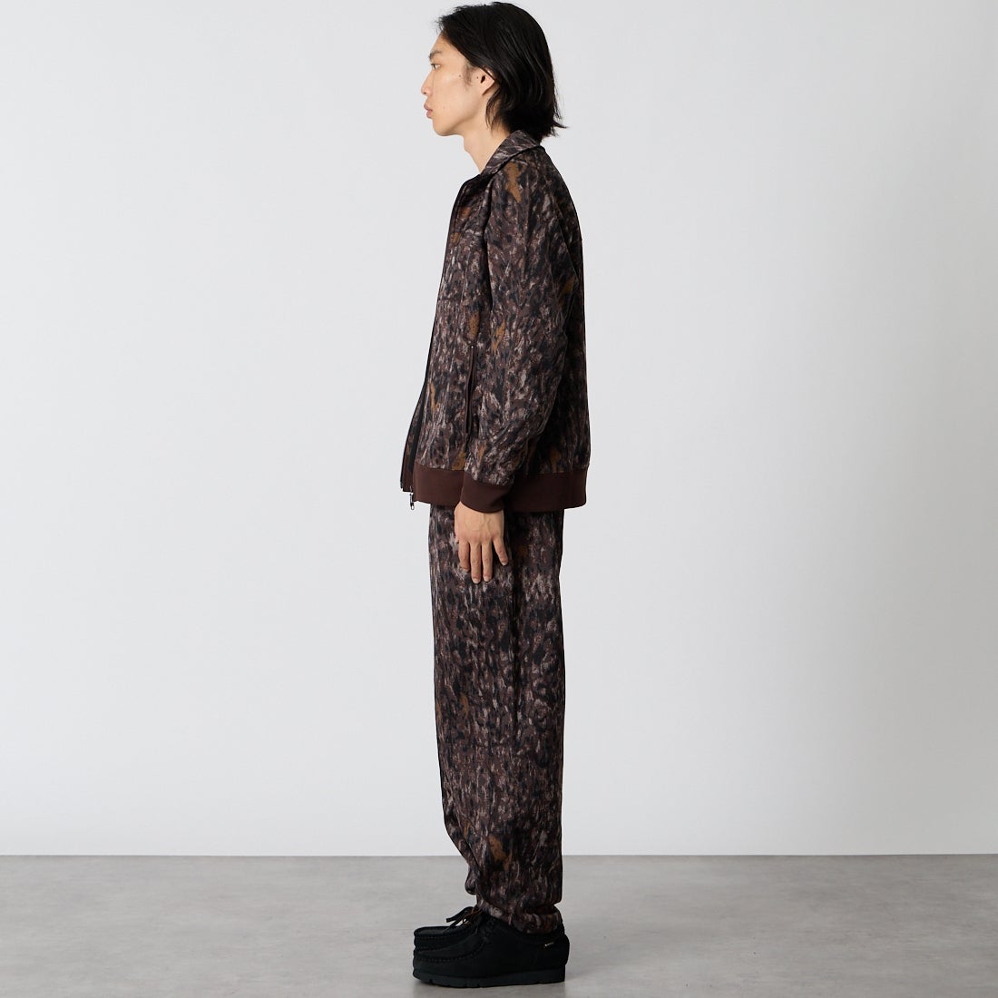 South2West8 [サウスツーウエストエイト] ストリングセンターシームパンツ [TY784] BROWN &&モデル身長：175cm 着用サイズ：S&&