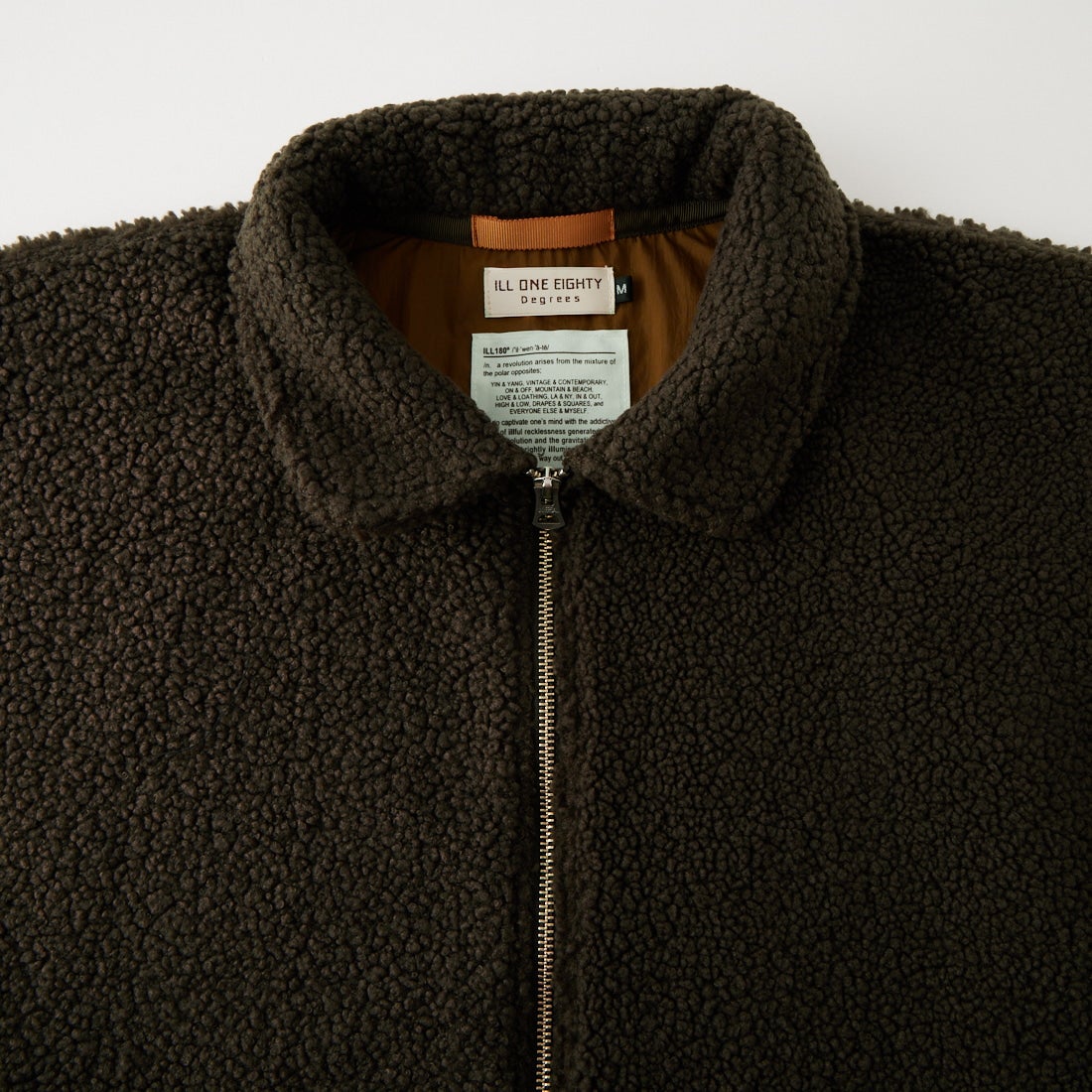 ILL ONE EIGHTY [イル ワンエイティ] スーパープラッシュ オーバーシャツジャケット [ILL262-30] BROWN