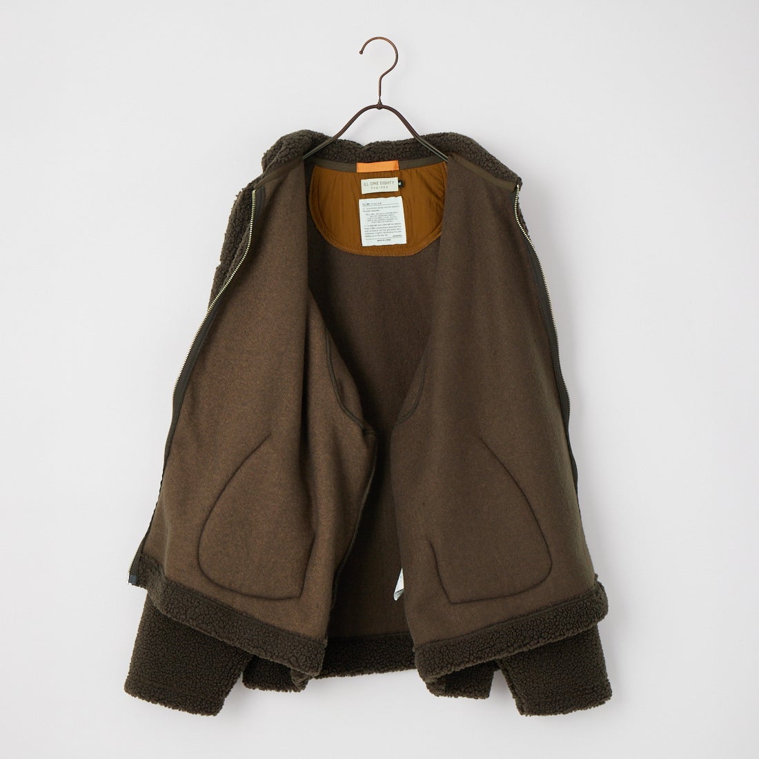 ILL ONE EIGHTY [イル ワンエイティ] スーパープラッシュ オーバーシャツジャケット [ILL262-30] BROWN
