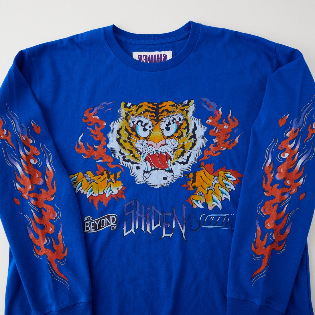 SHIDEN [シデン] ロゴロングスリーブTシャツ [TY680] A ROYAL