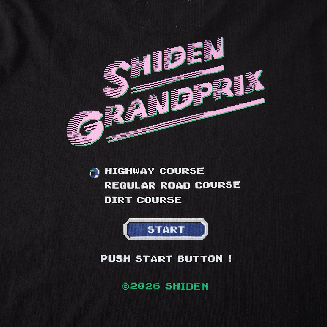 SHIDEN [シデン] ロゴロングスリーブTシャツ [TY677] BLACK